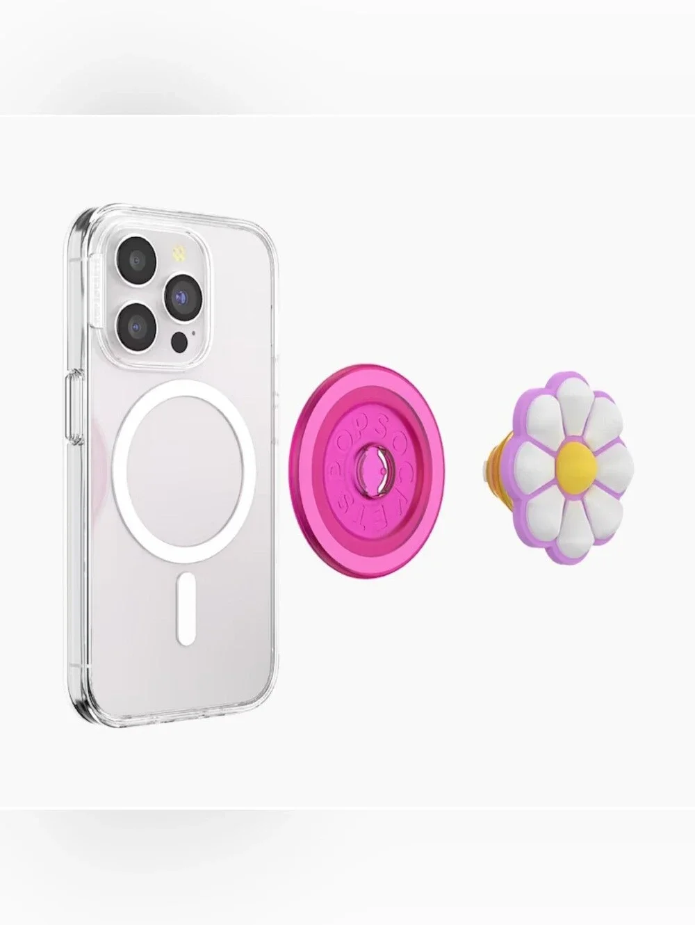 Popsocket - Round PopOut Doodle Daisy Boca MAGSAFE Popwallet+